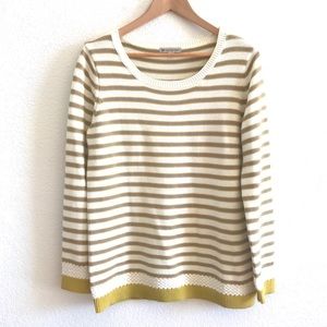 DE Collection | Tan & mustard striped sweater